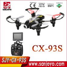 Cheerson Nuevo CX-93S 5.8Ghz FPV Drone con cámara 2.0MP (720P) hd Mejor Quadcopter volador 100m Distancia 6 ejes Gyro RTF Mini Drone
